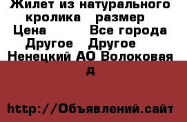 Жилет из натурального кролика,44размер › Цена ­ 500 - Все города Другое » Другое   . Ненецкий АО,Волоковая д.